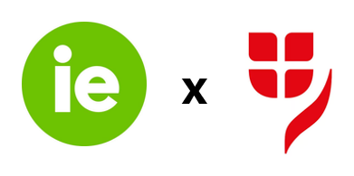 The IE and VIG logos, side by side